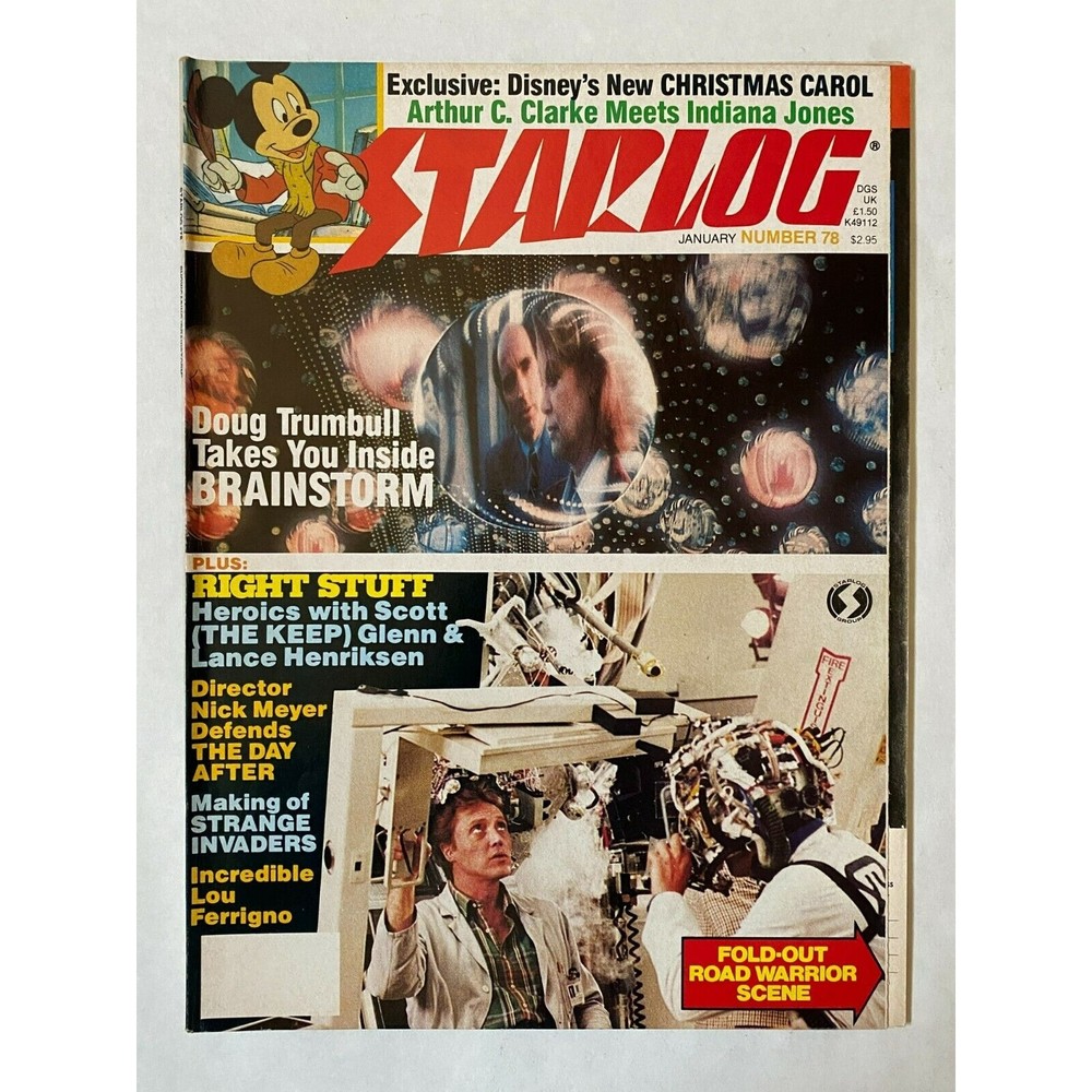 STARLOG #78 - 1984 January Featuring Brainstorm On Cover VINTAGE